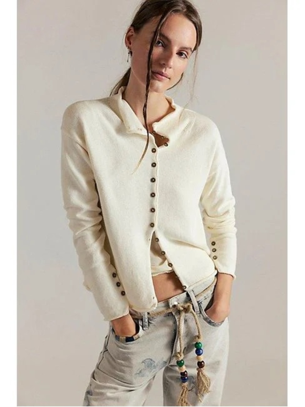 Free People Behind the Wheel Cardi
